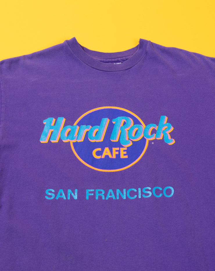 Vintage 90s Hard Rock Cafe San Francisco T-shirt (purple)