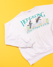 Vintage 90s Hong Kong Country Club Crewneck Sweater