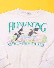 Vintage 90s Hong Kong Country Club Crewneck Sweater