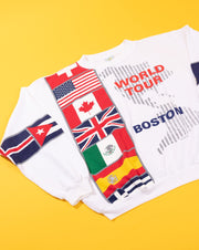 Vintage 1988 World Tour Boston Crewneck Sweater