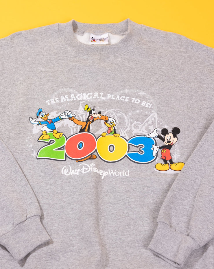 Vintage 2003 Walt Disney World Character Crewneck Sweater