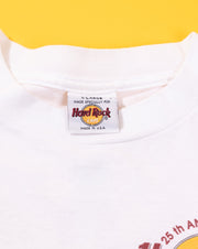 Vintage 1996 Hard Rock Cafe 25th Anniversary Est. London T-shirt