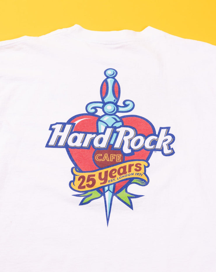Vintage 1996 Hard Rock Cafe 25th Anniversary Est. London T-shirt