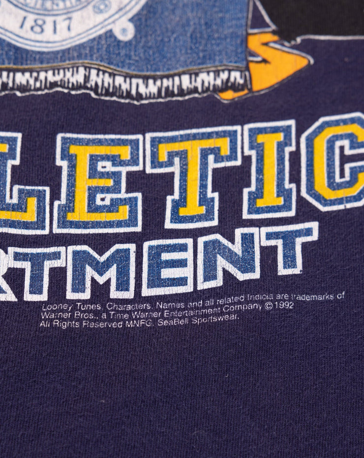 Vintage 1992 Looney Tunes Michigan Athletic Department T-shirt