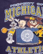 Vintage 1992 Looney Tunes Michigan Athletic Department T-shirt