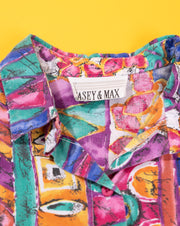 Vintage 80's Casey & Max Button Up Shirt