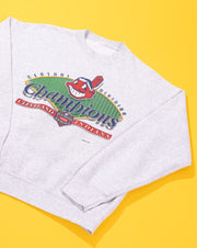 Vintage 1996 Cleveland Indians Championship Crewneck Sweater