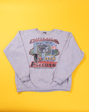Vintage 1998 Atlanta Falcons NFC Champions Crewneck Sweater