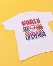 Vintage 1995 Atlanta Braves World Series Champions T-shirt (white)