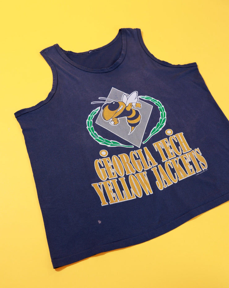 Vintage 1992 Georgia Tech Yellow Jackets Tank Top