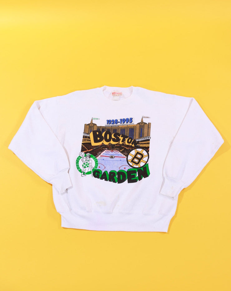 Rare Vintage 1995 Boston Garden Celtics Bruins Crewneck Sweater
