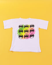 Rare Vintage 80s Neon Batman T-shirt
