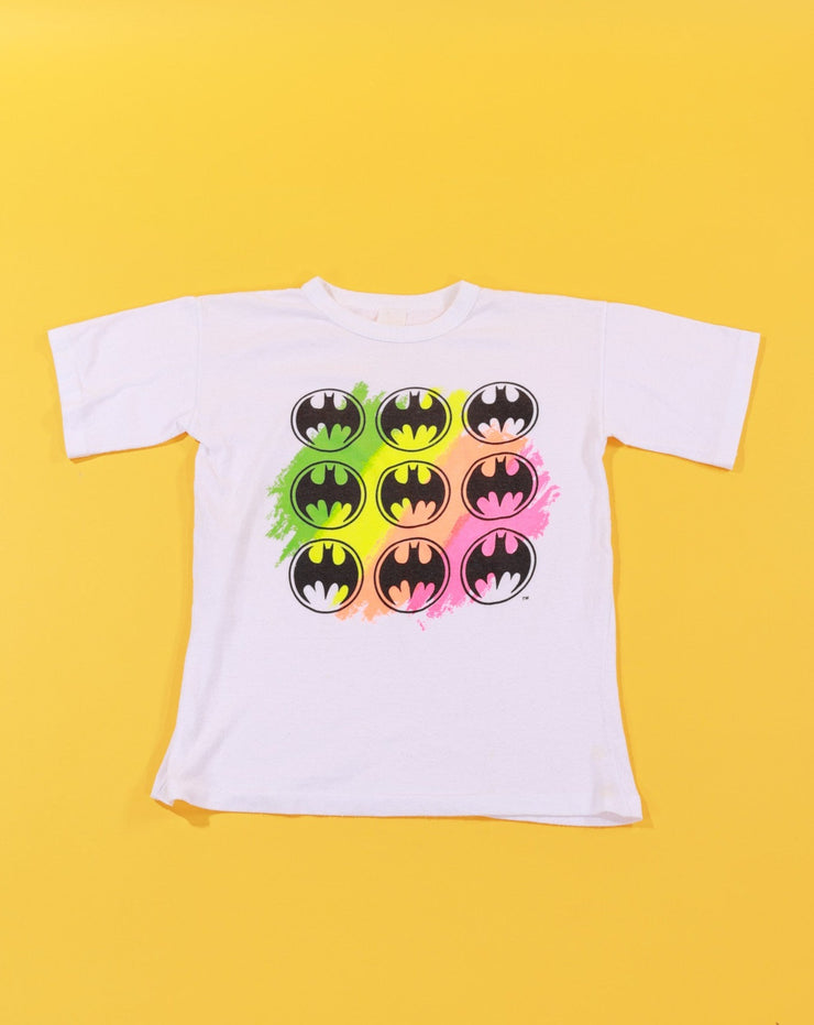 Rare Vintage 80s Neon Batman T-shirt