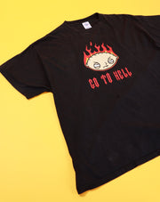 Rare Vintage Y2K 2003 Stewie Family Guy Go To Hell T-shirt
