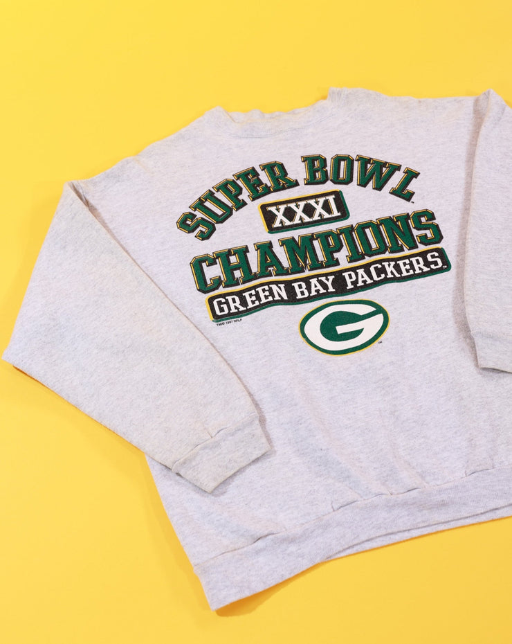Vintage 1997 Green Bay Packers Super Bowl Champions Crewneck Sweater