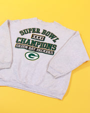 Vintage 1997 Green Bay Packers Super Bowl Champions Crewneck Sweater