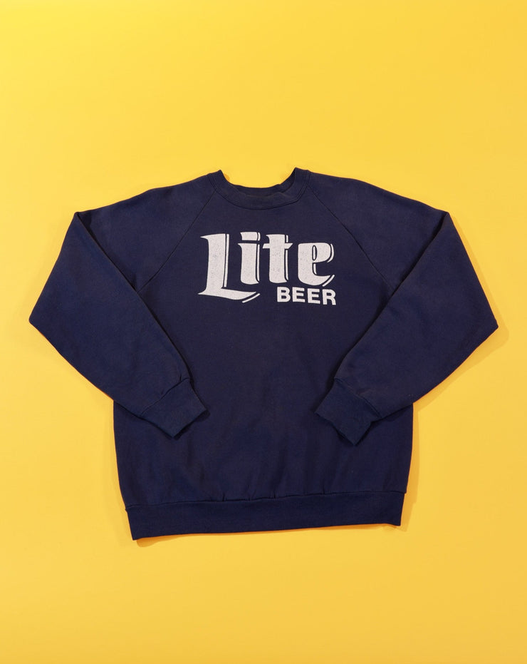 Vintage 80s Lite Beer (Miller) Crewneck Sweater