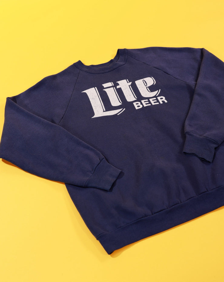 Vintage 80s Lite Beer (Miller) Crewneck Sweater