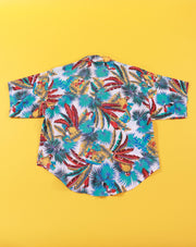 Vintage 80s Caribou Tropical Button Up