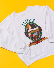 Vintage 1989 Lutz's Altmodisch Biergarten Heidelberg Germany Crewneck Sweater