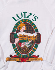 Vintage 1989 Lutz's Altmodisch Biergarten Heidelberg Germany Crewneck Sweater