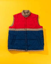Vintage 80s Hunter Farrell Reversible Puffer Vest