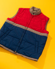 Vintage 80s Hunter Farrell Reversible Puffer Vest