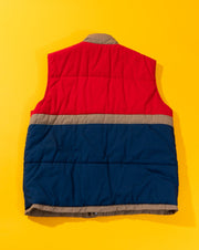 Vintage 80s Hunter Farrell Reversible Puffer Vest