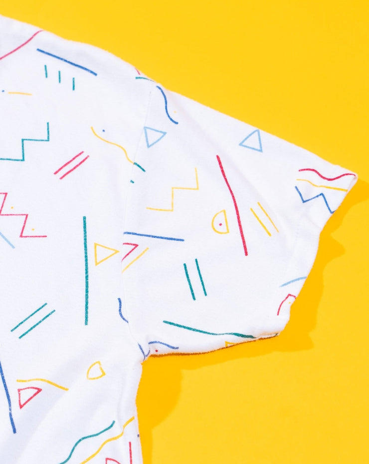 Vintage 80s Back to Back Geometric Shapes T-Shirt