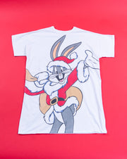 Vintage 1994 Looney Tunes Bugs Bunny Santa Claus T-shirt