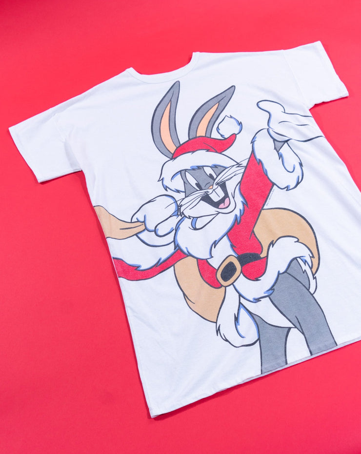 Vintage 1994 Looney Tunes Bugs Bunny Santa Claus T-shirt