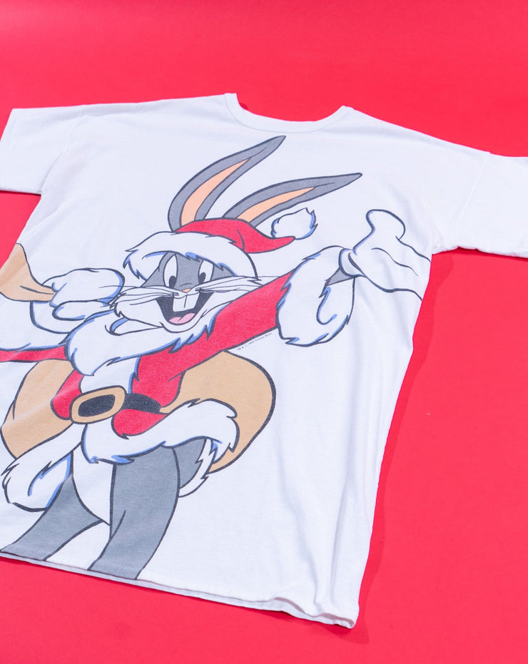 Vintage 1994 Looney Tunes Bugs Bunny Santa Claus T-shirt