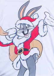 Vintage 1994 Looney Tunes Bugs Bunny Santa Claus T-shirt