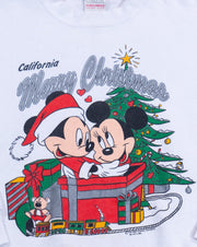 Vintage 90s Disney Mickey and Minnie California Merry Christmas Crewneck Sweater