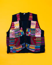 Vintage 80s/90s Patchwork Vest