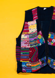 Vintage 80s/90s Patchwork Vest