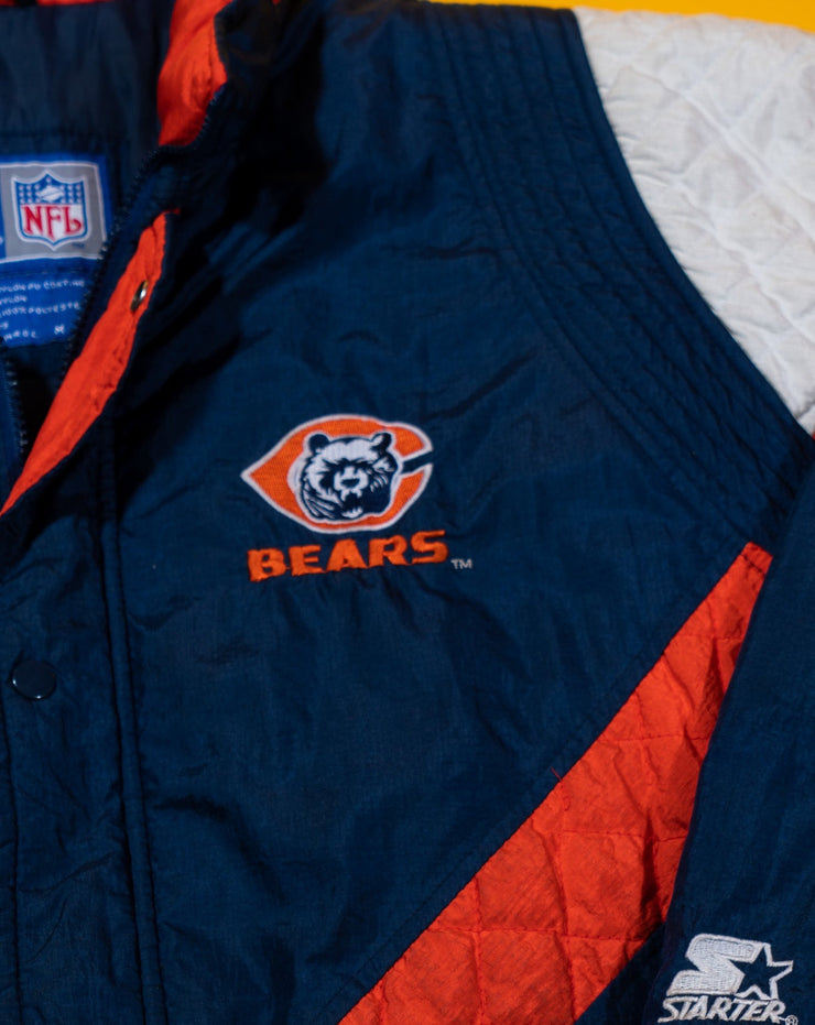 Vintage 90s NFL Chicago Bears Starter Puffer Jacket