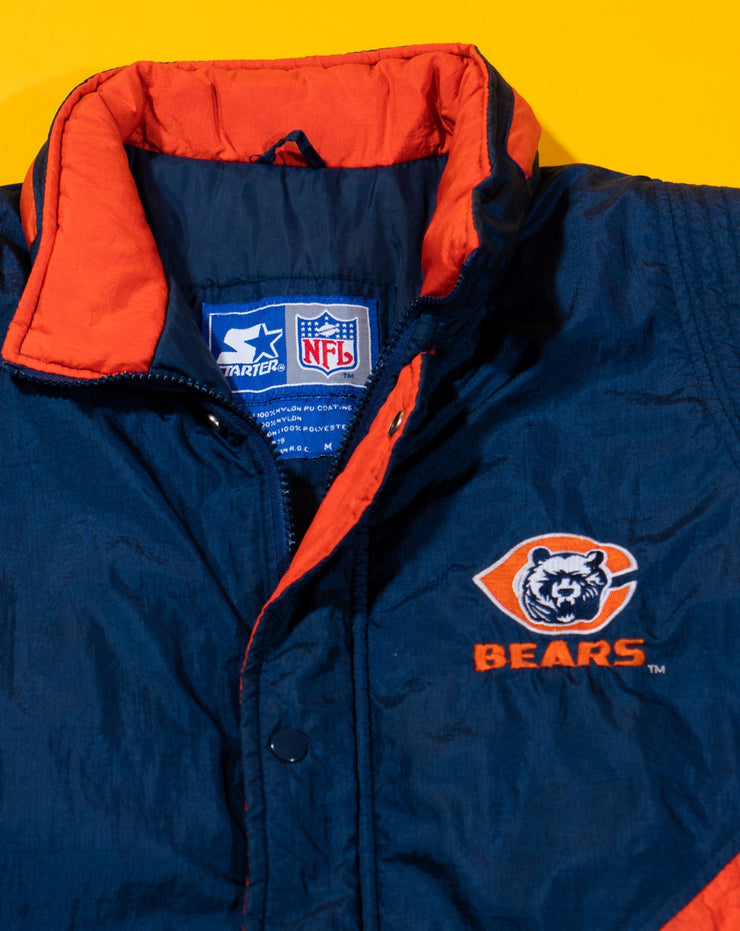 Vintage 90s NFL Chicago Bears Starter Puffer Jacket