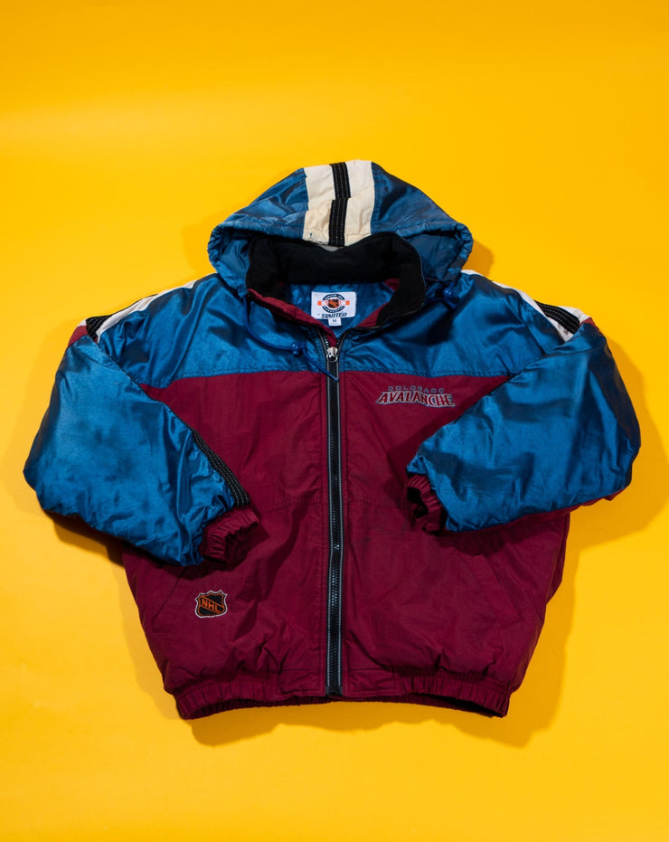 Vintage 90s NHL Colorado Avalanche Starter Puffer Jacket