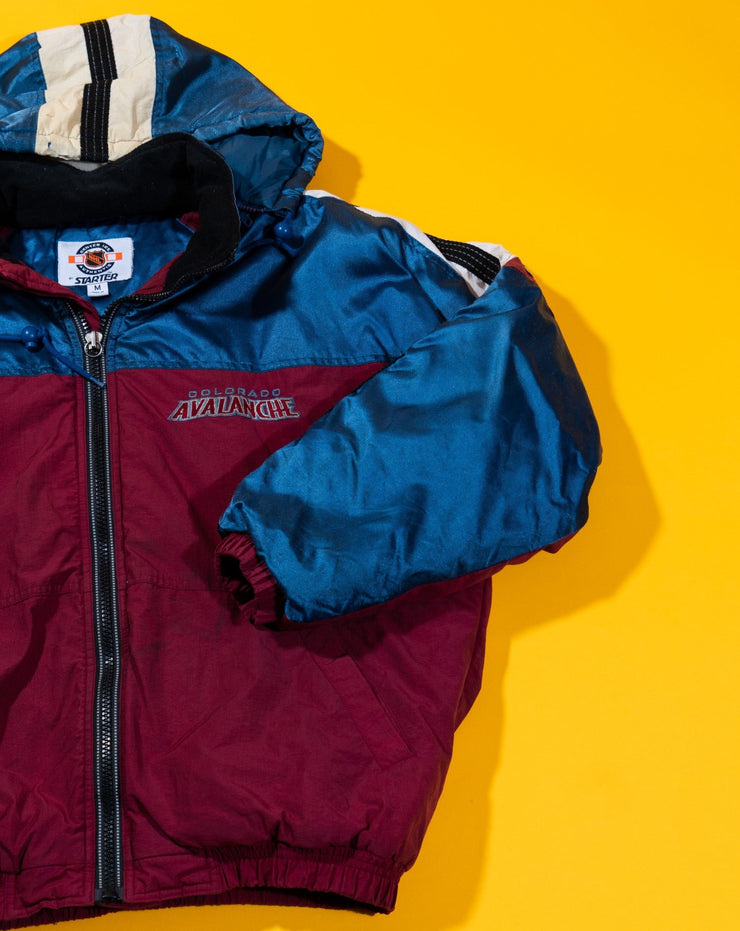 Vintage 90s NHL Colorado Avalanche Starter Puffer Jacket