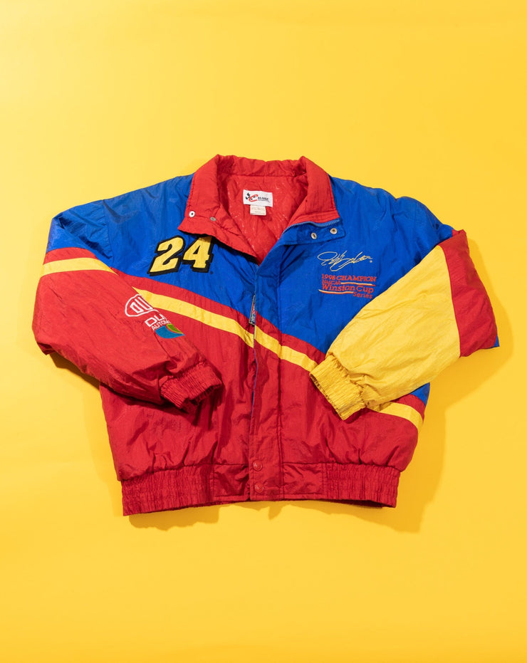 Vintage 1998 Jeff Gordon NASCAR Champion Winston Cup Series 24 Puffer Jacket