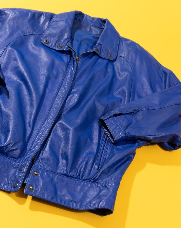 Comint leather on sale coat