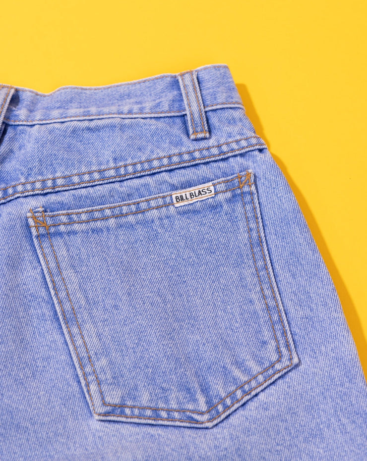 Vintage 80s Bill Blass High Waisted Denim Shorts