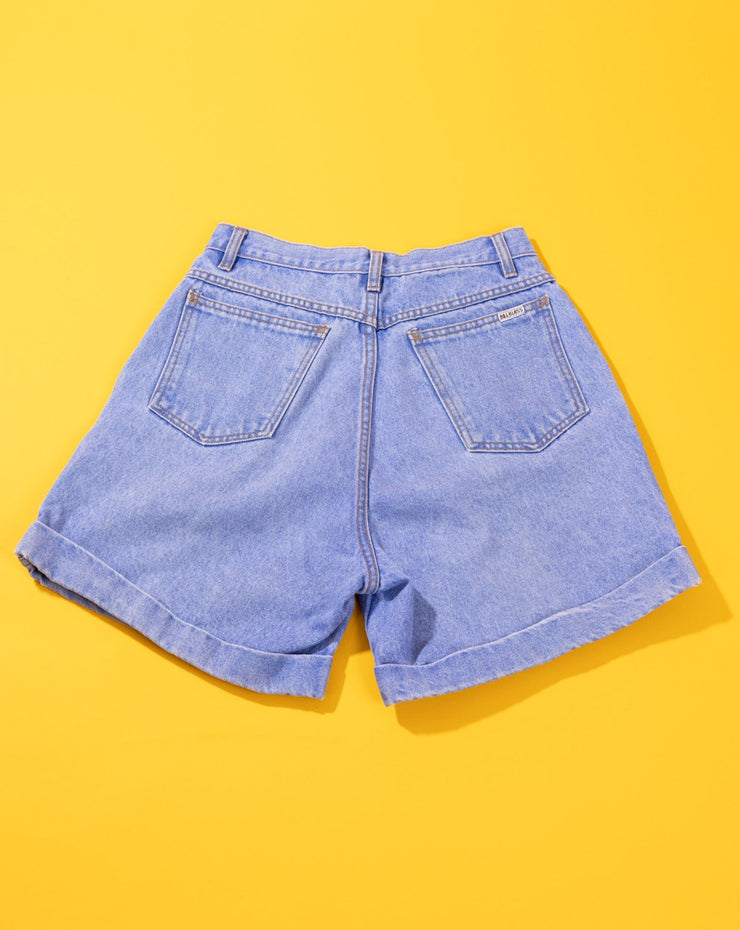 Vintage 80s Bill Blass High Waisted Denim Shorts