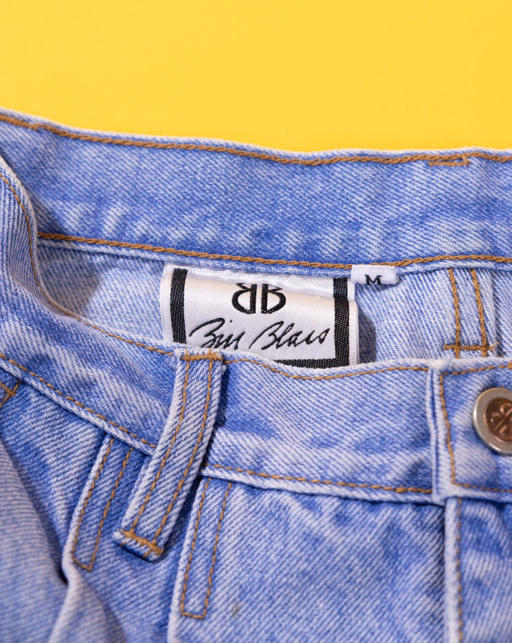 Vintage 80s Bill Blass High Waisted Denim Shorts