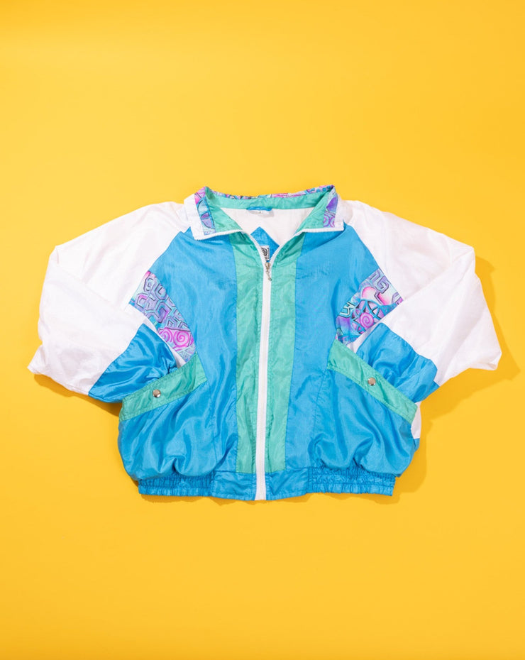 Vintage 80s/90s Clipper Bay Retro Windbreaker