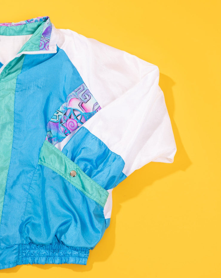 Vintage 80s/90s Clipper Bay Retro Windbreaker
