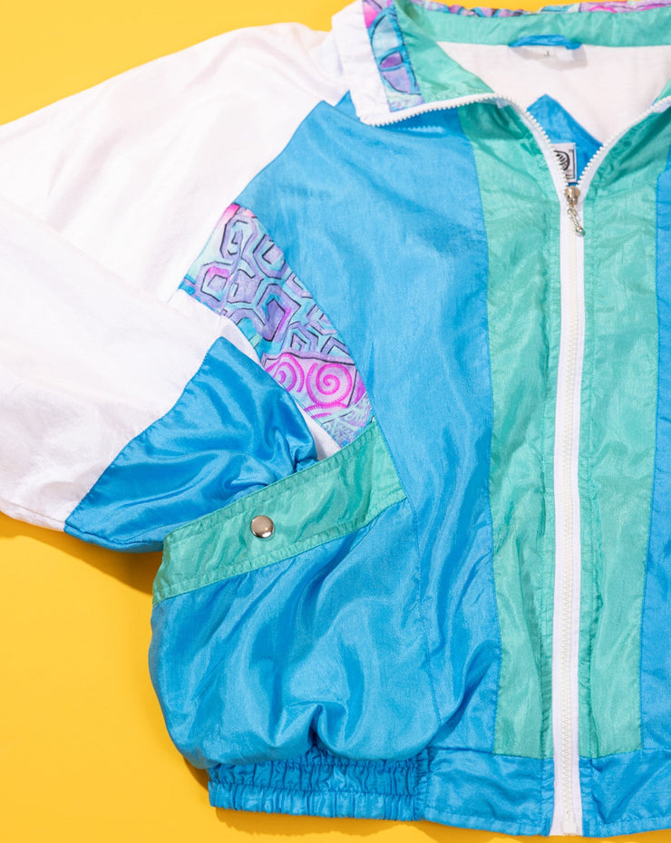 Vintage 80s/90s Clipper Bay Retro Windbreaker