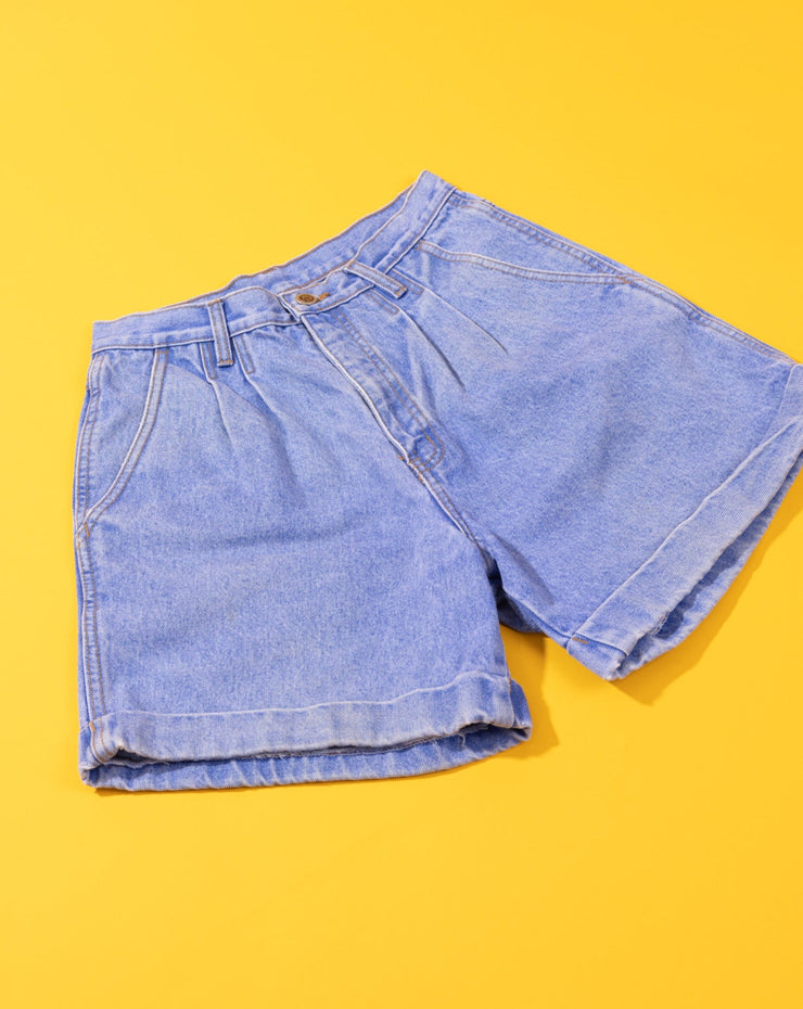 Vintage 80s Bill Blass High Waisted Denim Shorts