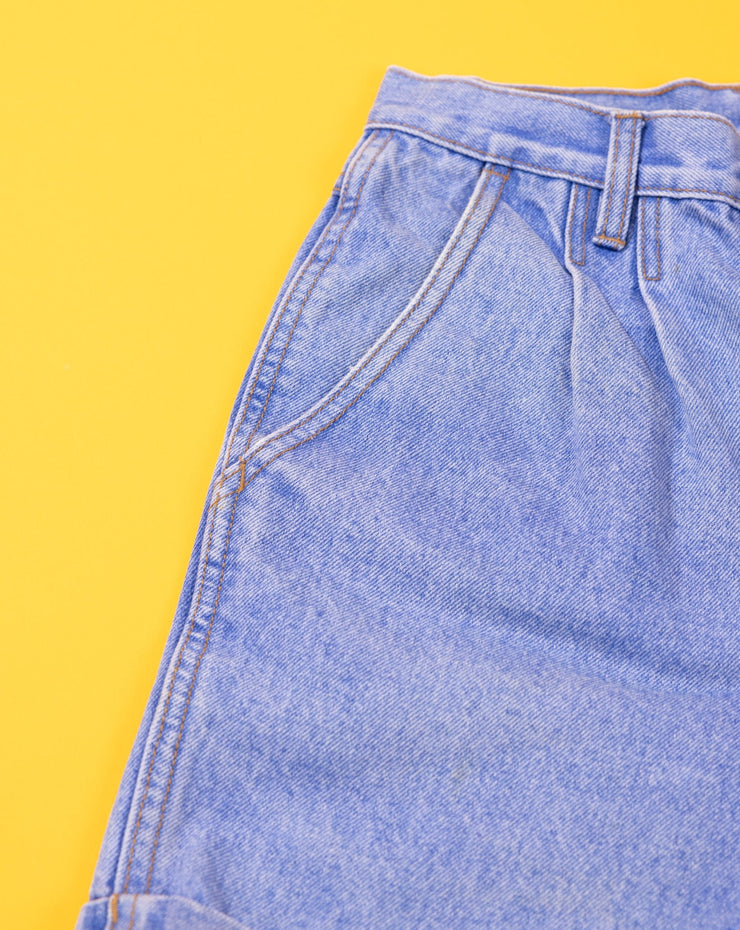 Vintage 80s Bill Blass High Waisted Denim Shorts
